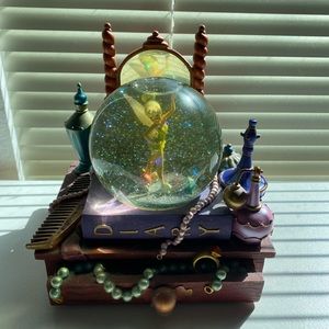 Vintage Tinkerbell Musical Disney Snowglobe